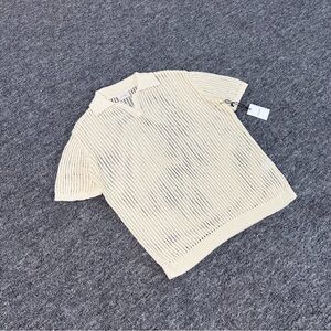Aime Leon Dore Cream Knit Polo